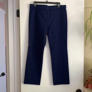 New blue stretch pants. Nicely paired with the blouse listed separately